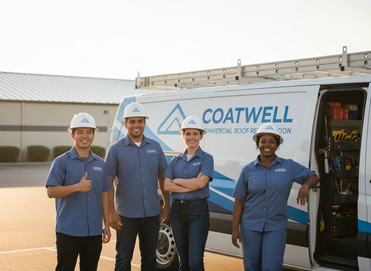 Commercial roof coating company in Sallis, MS